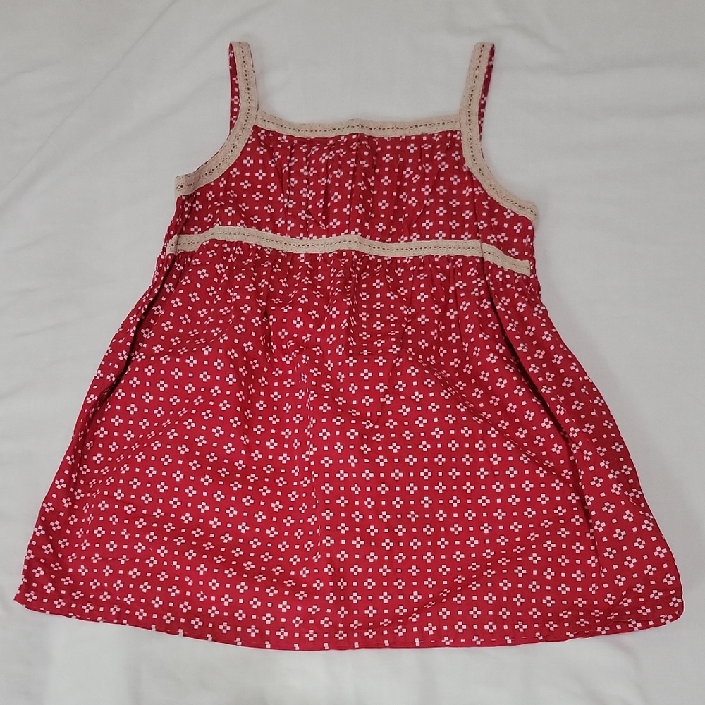 Hanna Andersson Red and White Patterned Garment